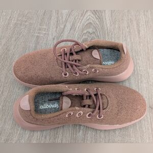 Allbirds Brown and Pink Sneakers Minimalist Design